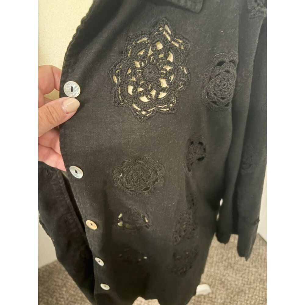 Stonebridge Linen 3x Black Jacket View 3